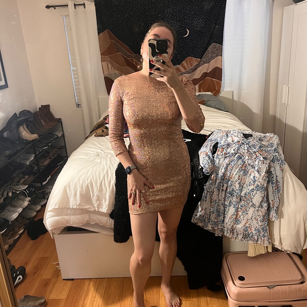 Top shop sparkly dress wore once on new years
